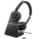 Jabra Evolve 75 UC Stereo Headset Hoofdband Zwart